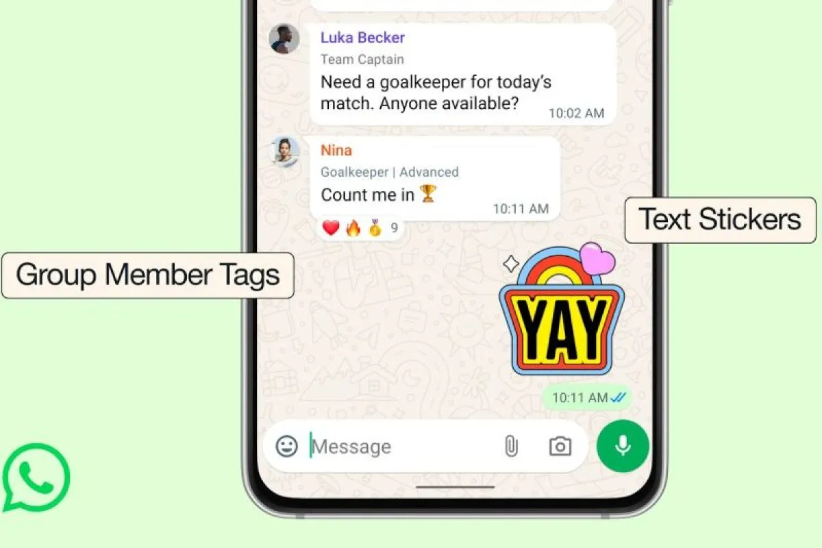 Ilustrasi fitur obrolan grup baru whatsapp antaraho whatsapp